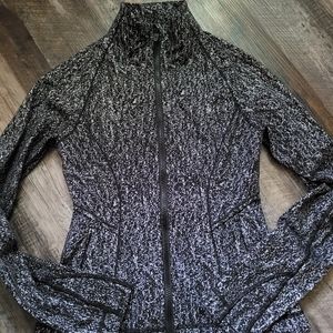 Lululemon Black and White Define Jacket Size 4